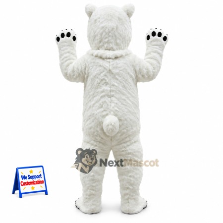 Polar Bear Mascot Costume for Parades Polar Bear Mascot Costume for Parades