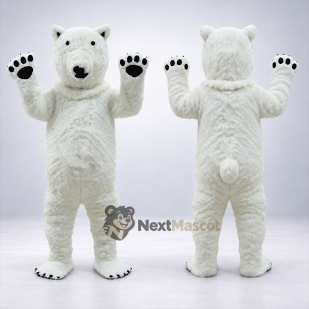 Polar Bear Mascot Costume for Parades Polar Bear Mascot Costume for Parades