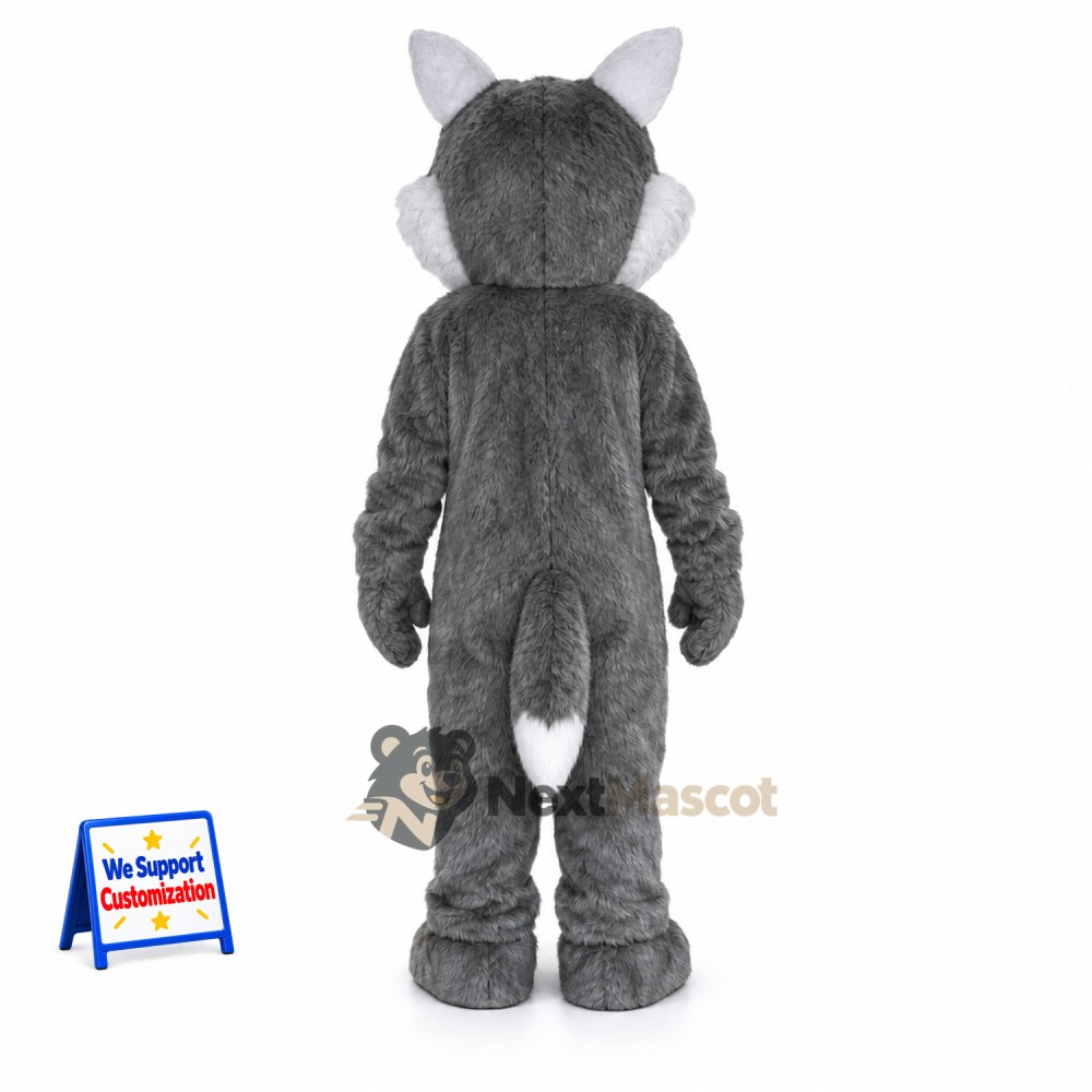 Wolf Mascot Costume - Gray for Fundraisers Wolf Mascot Costume - Gray for Fundraisers
