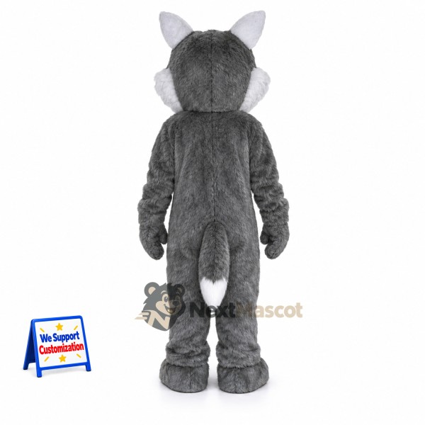 Wolf Mascot Costume - Gray for Fundraisers