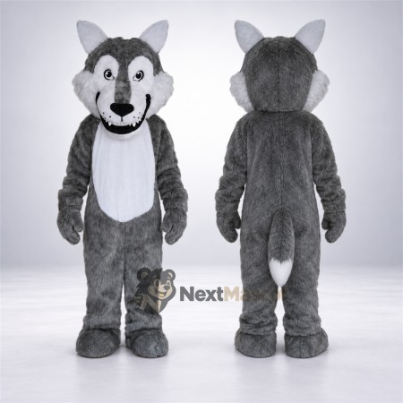 Wolf Mascot Costume - Gray for Fundraisers Wolf Mascot Costume - Gray for Fundraisers