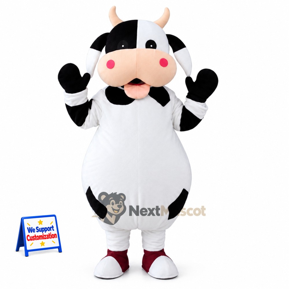 Cow Mascot Costume - Spotted for Sports Days Cow Mascot Costume - Spotted for Sports Days
