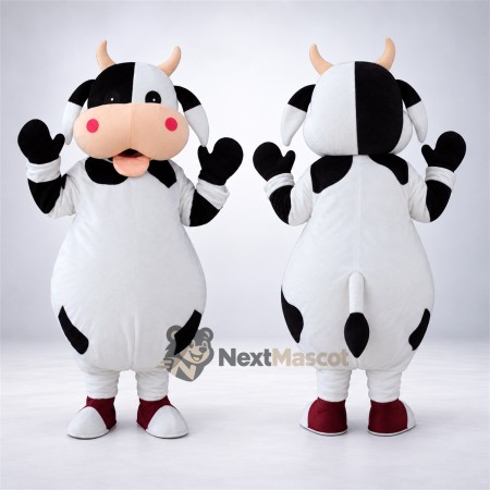 Cow Mascot Costume - Spotted for Sports Days Cow Mascot Costume - Spotted for Sports Days