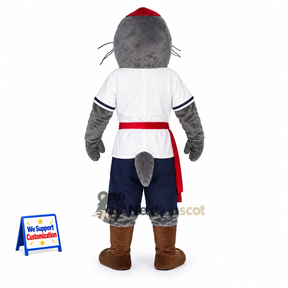 Seal Mascot Costume - Pirate Style Seal Mascot Costume - Pirate Style