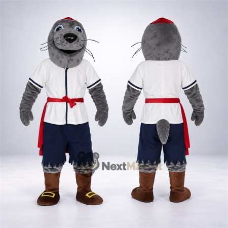 Seal Mascot Costume - Pirate Style Seal Mascot Costume - Pirate Style