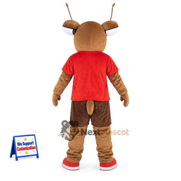 Ant Mascot Costume - Red Shirt