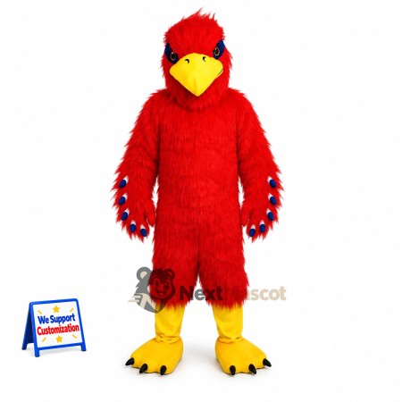 Cardinal Mascot Costume - Red for School Events Cardinal Mascot Costume - Red for School Events