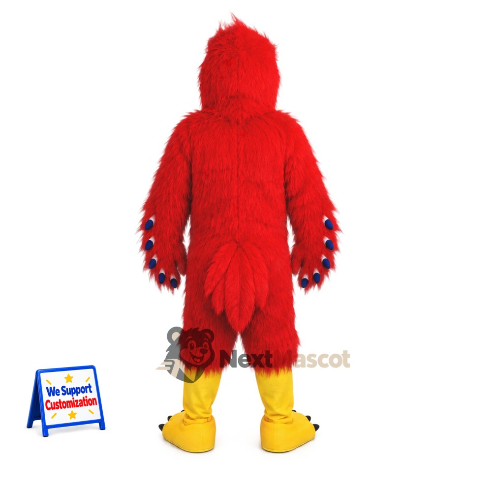 Cardinal Mascot Costume - Red for School Events Cardinal Mascot Costume - Red for School Events