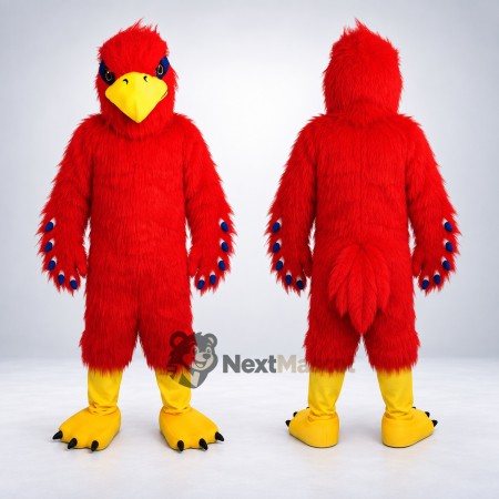 Cardinal Mascot Costume - Red for School Events Cardinal Mascot Costume - Red for School Events