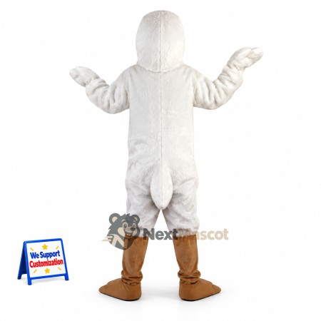 Bird Mascot Costume - White