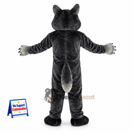 Wolf Mascot Costume - Muscular, Gray for Parades Wolf Mascot Costume - Muscular, Gray for Parades