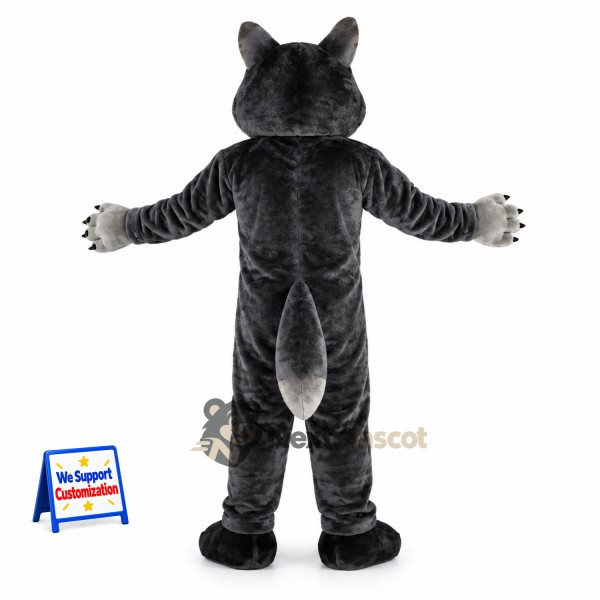 Wolf Mascot Costume - Muscular, Gray for Parades Wolf Mascot Costume - Muscular, Gray for Parades
