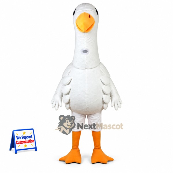 Goose Mascot Costume - White for Parades