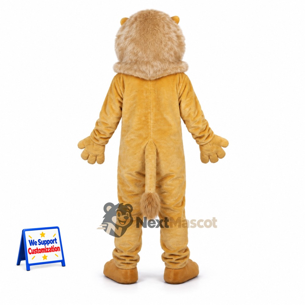 Lion Mascot Costume - Tan for Parades Lion Mascot Costume - Tan for Parades