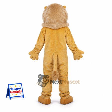Lion Mascot Costume - Tan for Parades Lion Mascot Costume - Tan for Parades