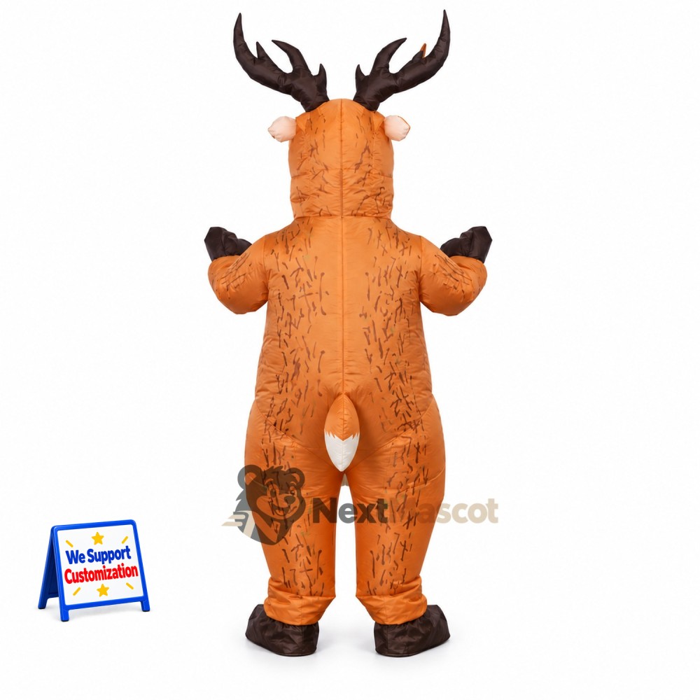 Deer Mascot Costume - Brown for School Events Deer Mascot Costume - Brown for School Events