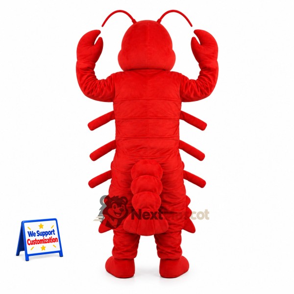 Lobster Mascot Costume - Red for Aquarium Events Lobster Mascot Costume - Red for Aquarium Events
