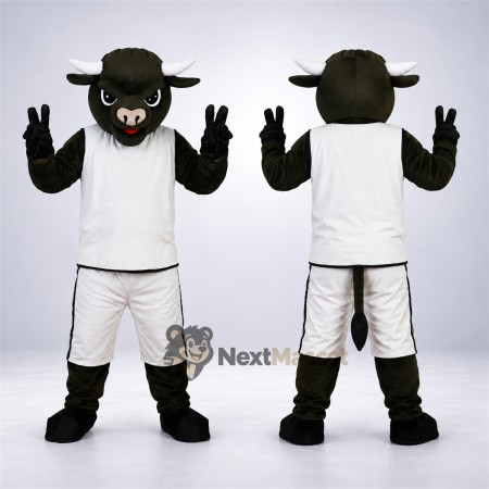 Bull Mascot Costume - White Uniform for Parades Bull Mascot Costume - White Uniform for Parades
