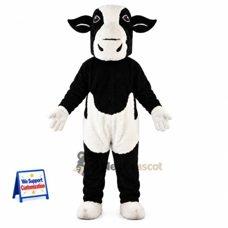 Cow Mascot Costume - Black and White for Parades Cow Mascot Costume - Black and White for Parades