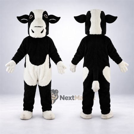 Cow Mascot Costume - Black and White for Parades Cow Mascot Costume - Black and White for Parades
