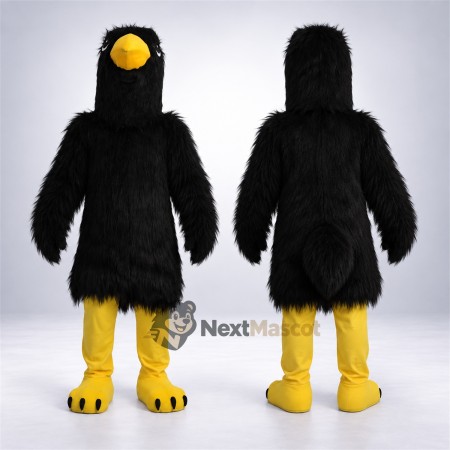 Bird Mascot Costume - Black for Community Events Bird Mascot Costume - Black for Community Events
