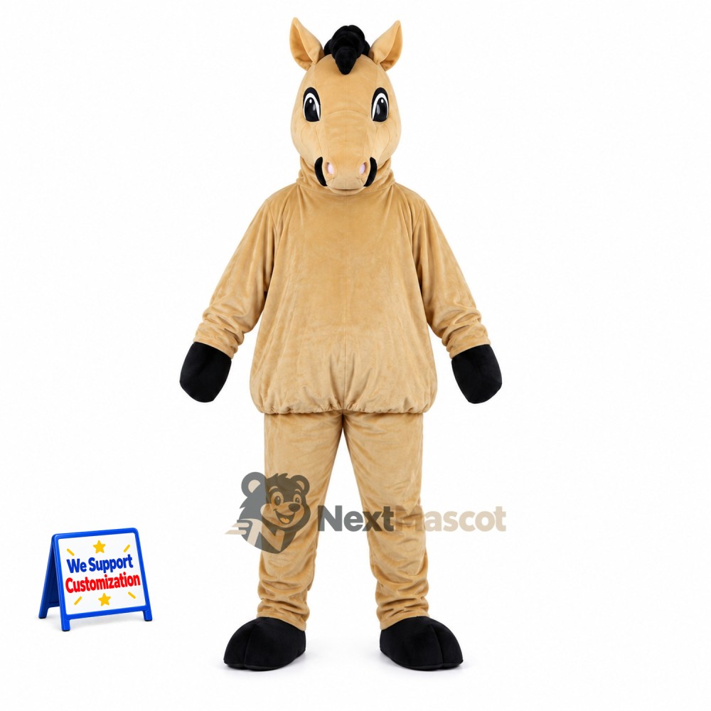 Horse Mascot Costume - Brown for School Events