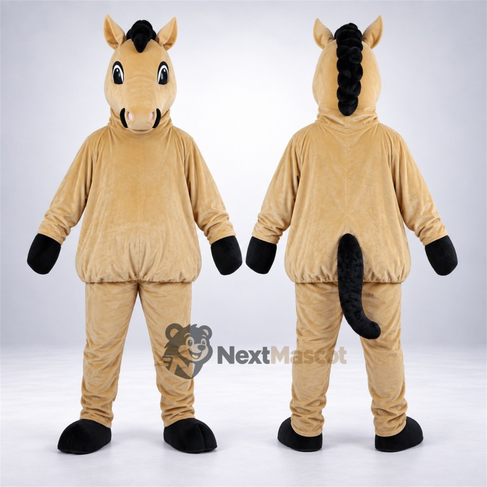 Horse Mascot Costume - Brown for School Events