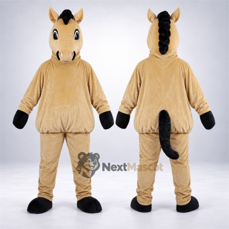 Horse Mascot Costume - Brown for School Events