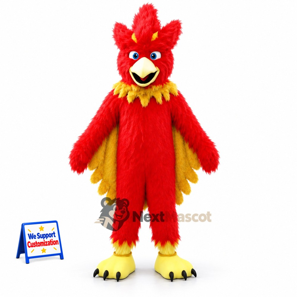 Rooster Mascot Costume - Red for Community Events Rooster Mascot Costume - Red for Community Events