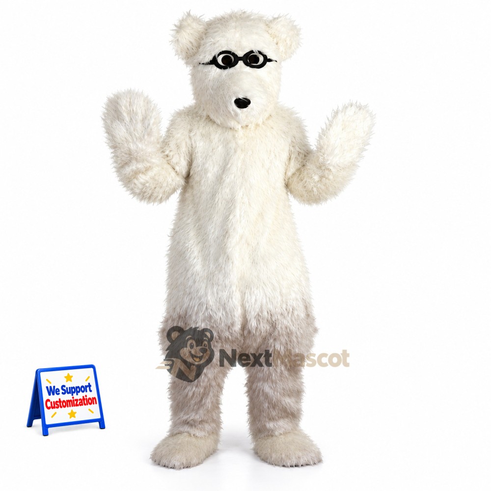 Yeti Mascot Costume - White for Parades