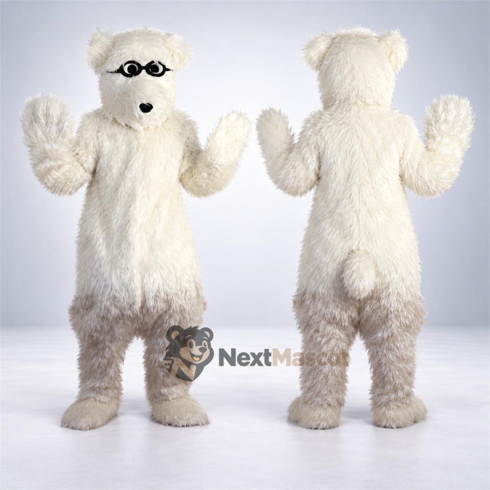 Yeti Mascot Costume - White for Parades