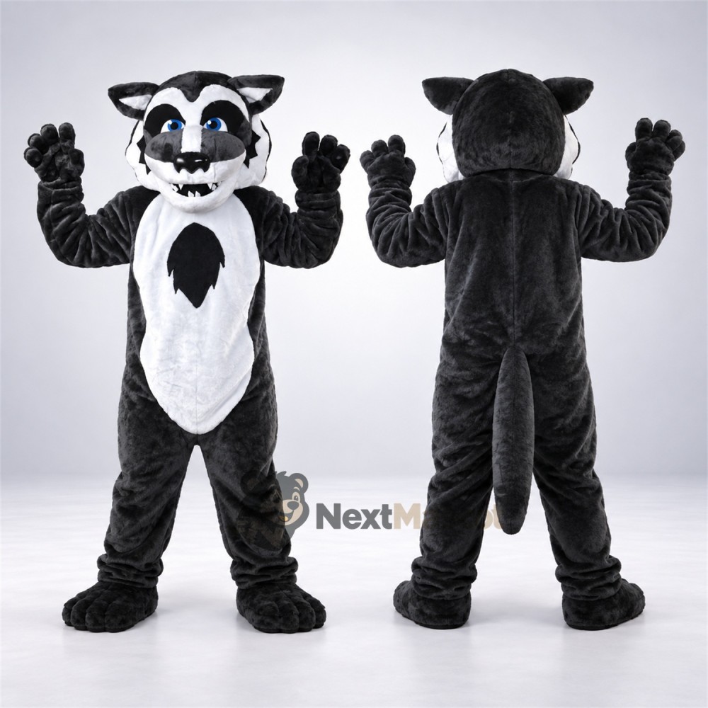 Raccoon Mascot Costume - Black and White Raccoon Mascot Costume - Black and White