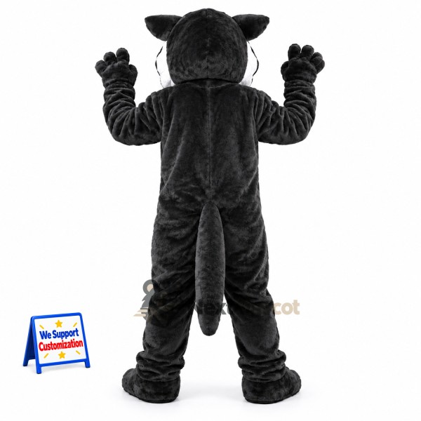 Raccoon Mascot Costume - Black and White