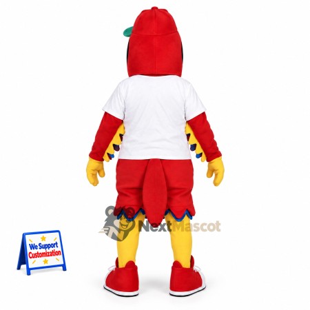 Bird Mascot Costume - Red for School Events Bird Mascot Costume - Red for School Events