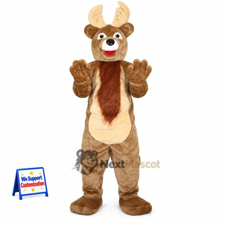 Deer Mascot Costume - Brown for Community Events Deer Mascot Costume - Brown for Community Events