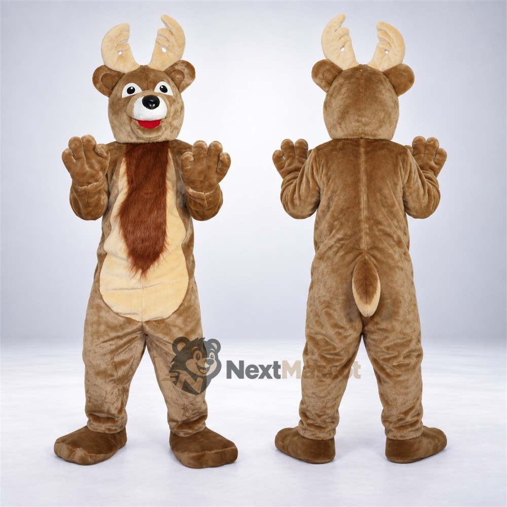 Deer Mascot Costume - Brown for Community Events Deer Mascot Costume - Brown for Community Events