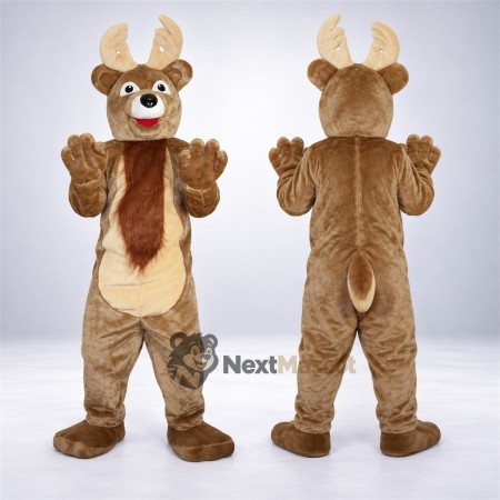 Deer Mascot Costume - Brown for Community Events Deer Mascot Costume - Brown for Community Events