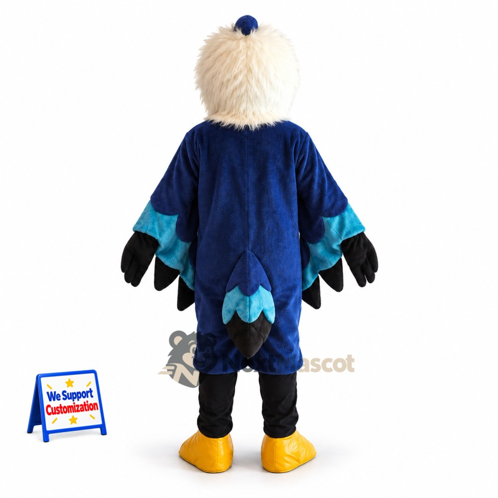 Eagle Mascot Costume - Blue for Community Events Eagle Mascot Costume - Blue for Community Events