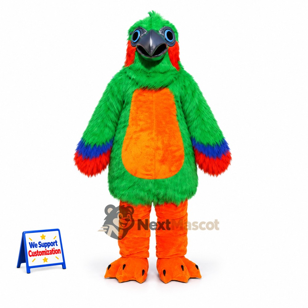 Parrot Mascot Costume - Green Parrot Mascot Costume - Green
