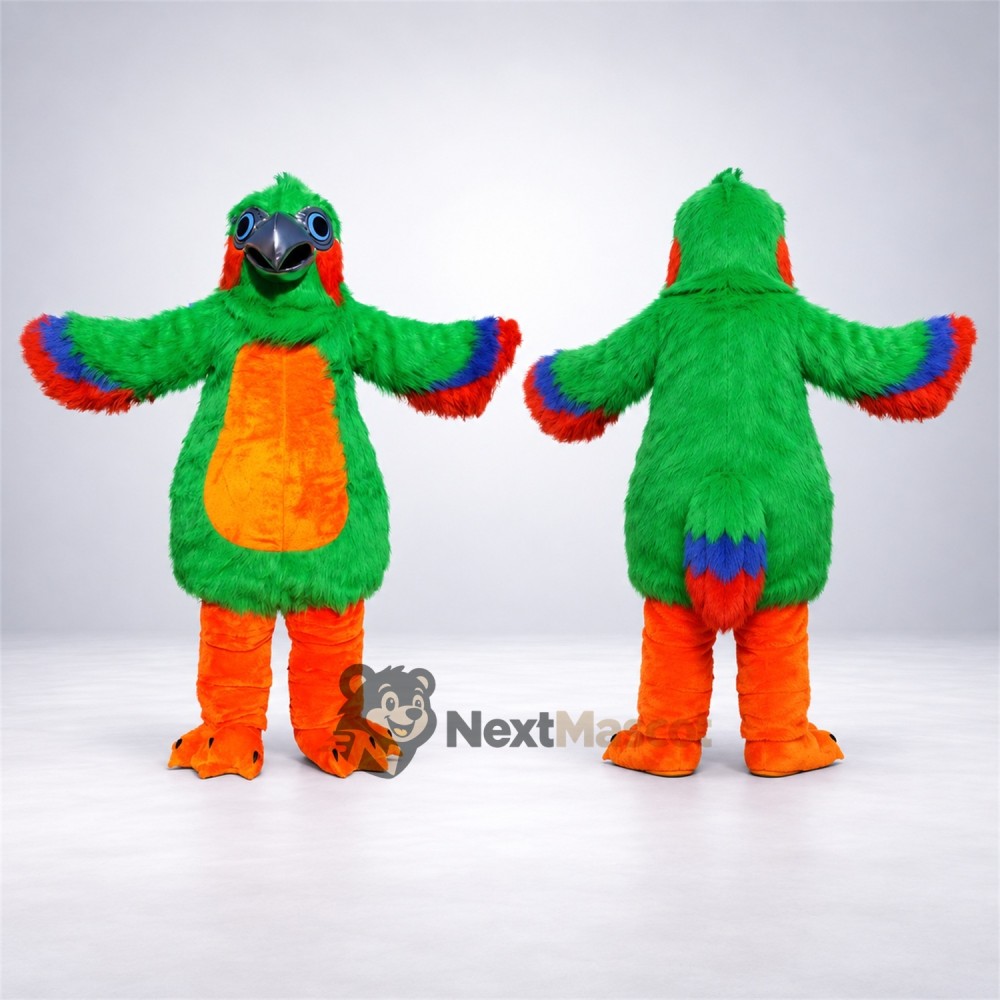 Parrot Mascot Costume - Green Parrot Mascot Costume - Green