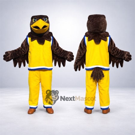 Eagle Mascot Costume - Yellow Uniform