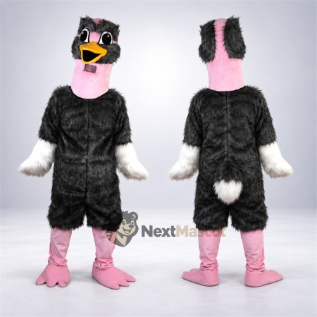 Ostrich Mascot Costume - Black Ostrich Mascot Costume - Black