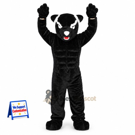Badger Mascot Costume - Black Badger Mascot Costume - Black