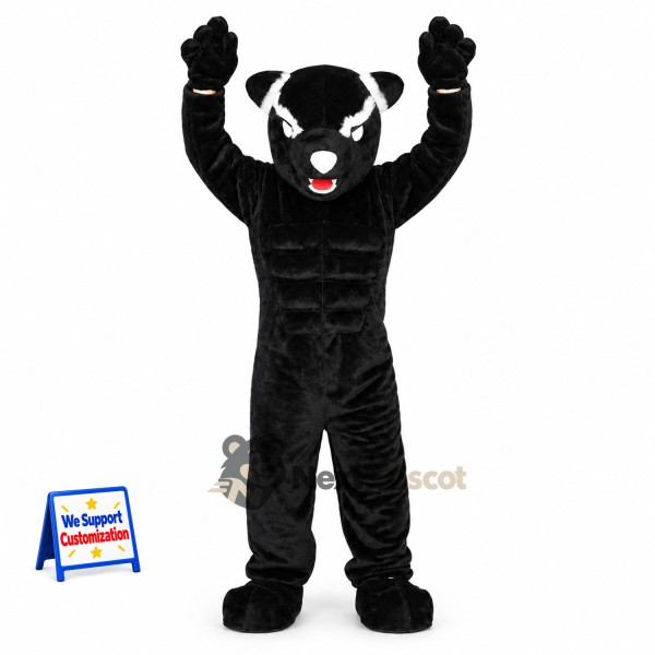 Badger Mascot Costume - Black