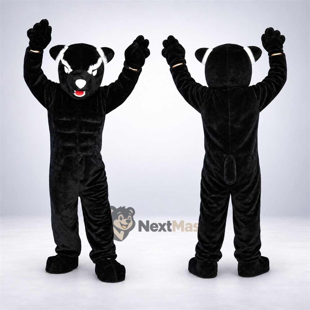 Badger Mascot Costume - Black Badger Mascot Costume - Black