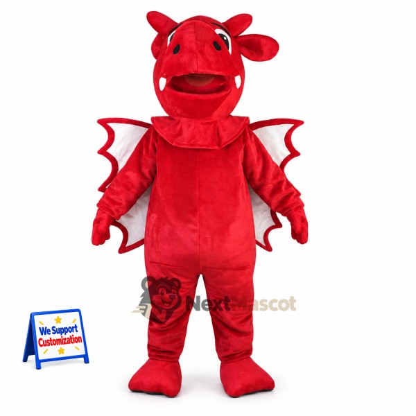 Dragon Mascot Costume - Red