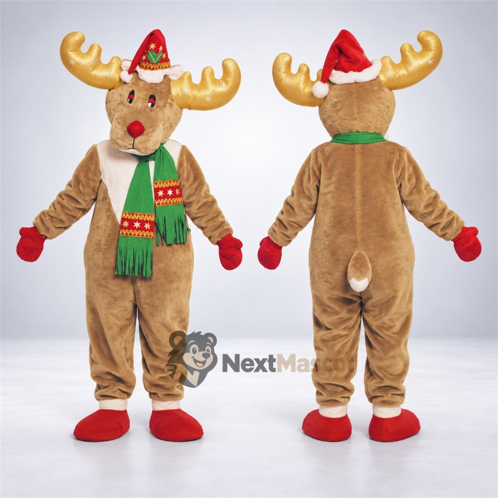 Reindeer Mascot Costume - Christmas Theme Reindeer Mascot Costume - Christmas Theme