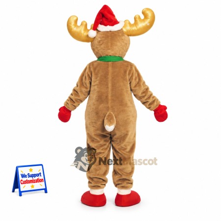Reindeer Mascot Costume - Christmas Theme Reindeer Mascot Costume - Christmas Theme