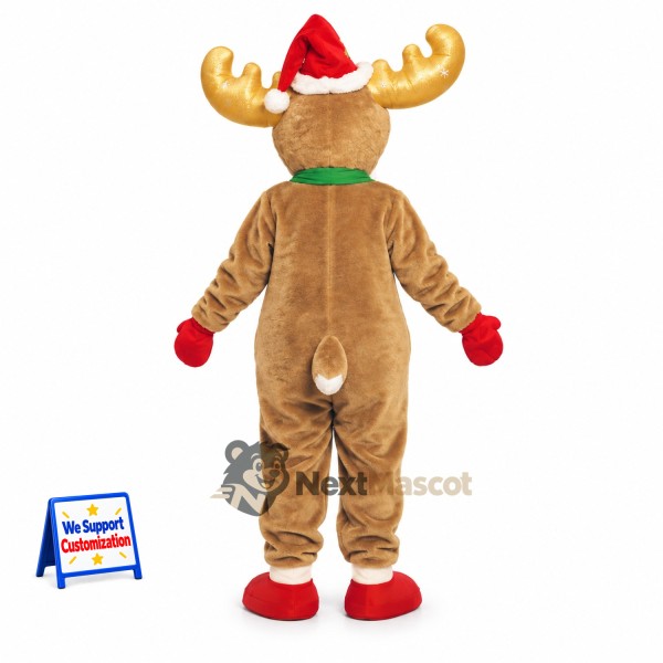 Reindeer Mascot Costume - Christmas Theme Reindeer Mascot Costume - Christmas Theme