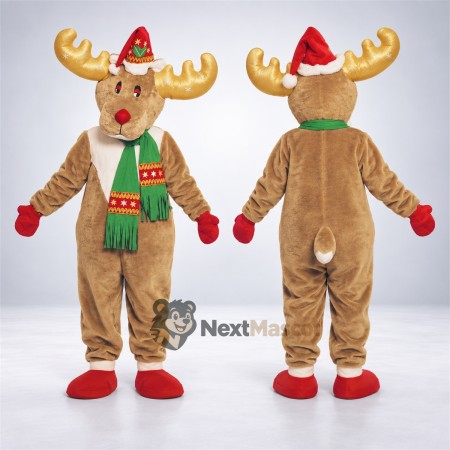 Reindeer Mascot Costume - Christmas Theme Reindeer Mascot Costume - Christmas Theme